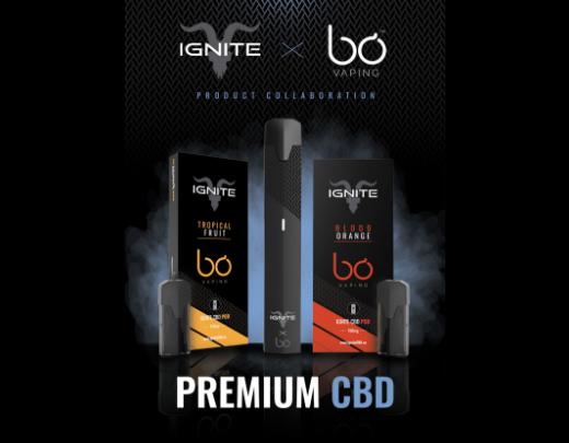 Ignite Launches 'Ignite X Bō Vaping' CBD Collaboration Line