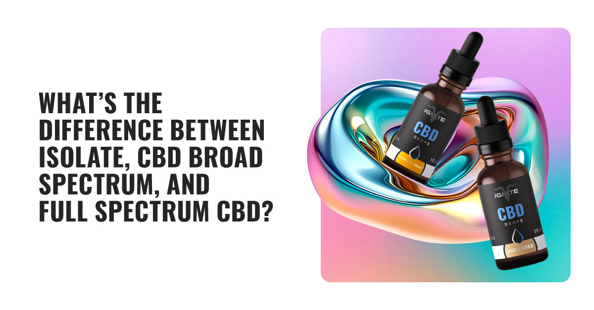 Difference Between Isolate CBD Broad Spectrum and Full Spectrum